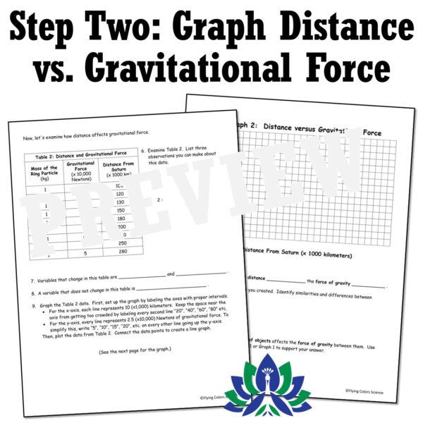 Graphing Gravity Activity - Flying Colors Science
