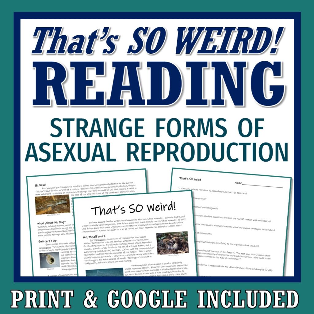 Asexual Reproduction Activity Weird Forms Of Asexual Reproduction Flying Colors Science