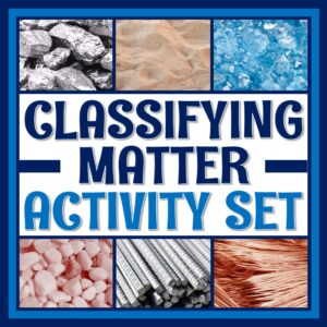 classification of matter activities