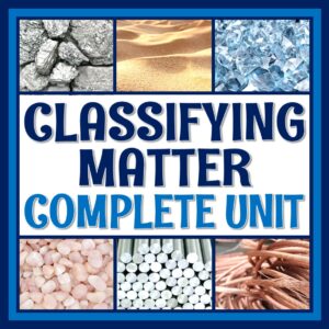 classification of mattter unit