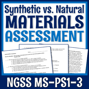 NGSS MS-PS1-3 Test