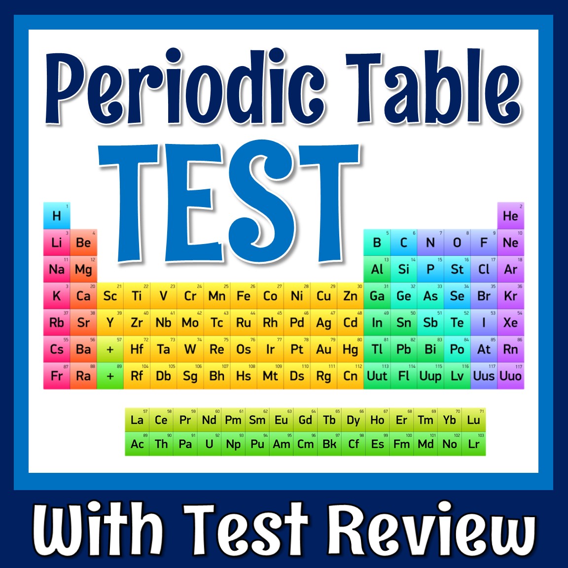 Periodic Table Of Elements Quiz 1 500 Infoupdate