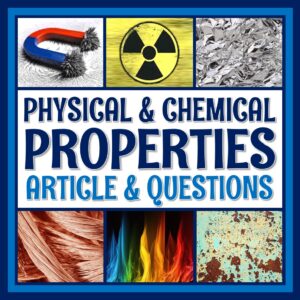 properties of matter reading and worksheet