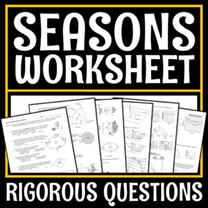 NGSS Seasons Worksheet