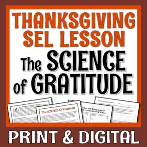 Thanksgiving Science Reading