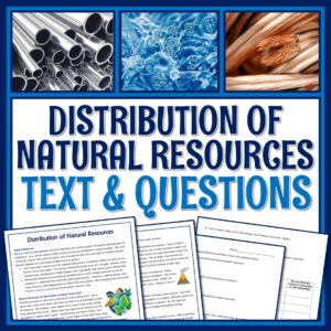Distribution of Natural Resources Informational Text