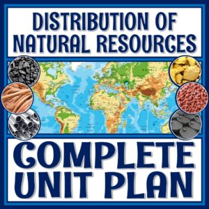 uneven distribution of natural resources activity
