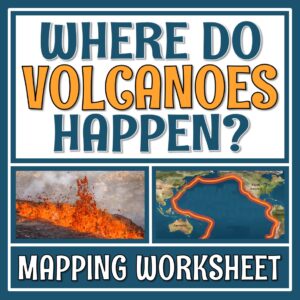 volcanoes worksheet