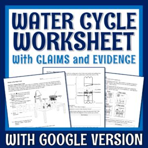 Water Cycle Worksheet