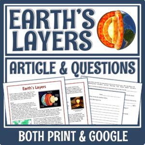 earths layers reading