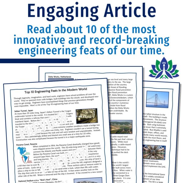 Top 10 Innovative Feats of Engineering Reading for Kids - Flying Colors ...