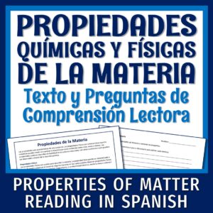 Propiedades Quimicas y Fisicas de la Materia Texto