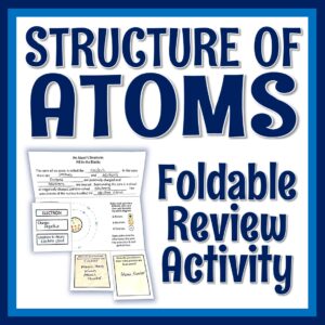 structure of atoms activity