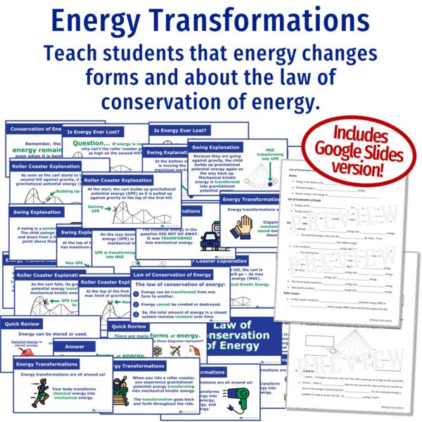 Middle School Energy Notes - Flying Colors Science