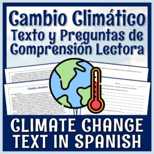 Climate Change Reading IN SPANISH