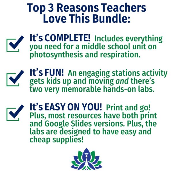 Cell Energy Unit: Photosynthesis and Cellular Respiration Activities - Image 2