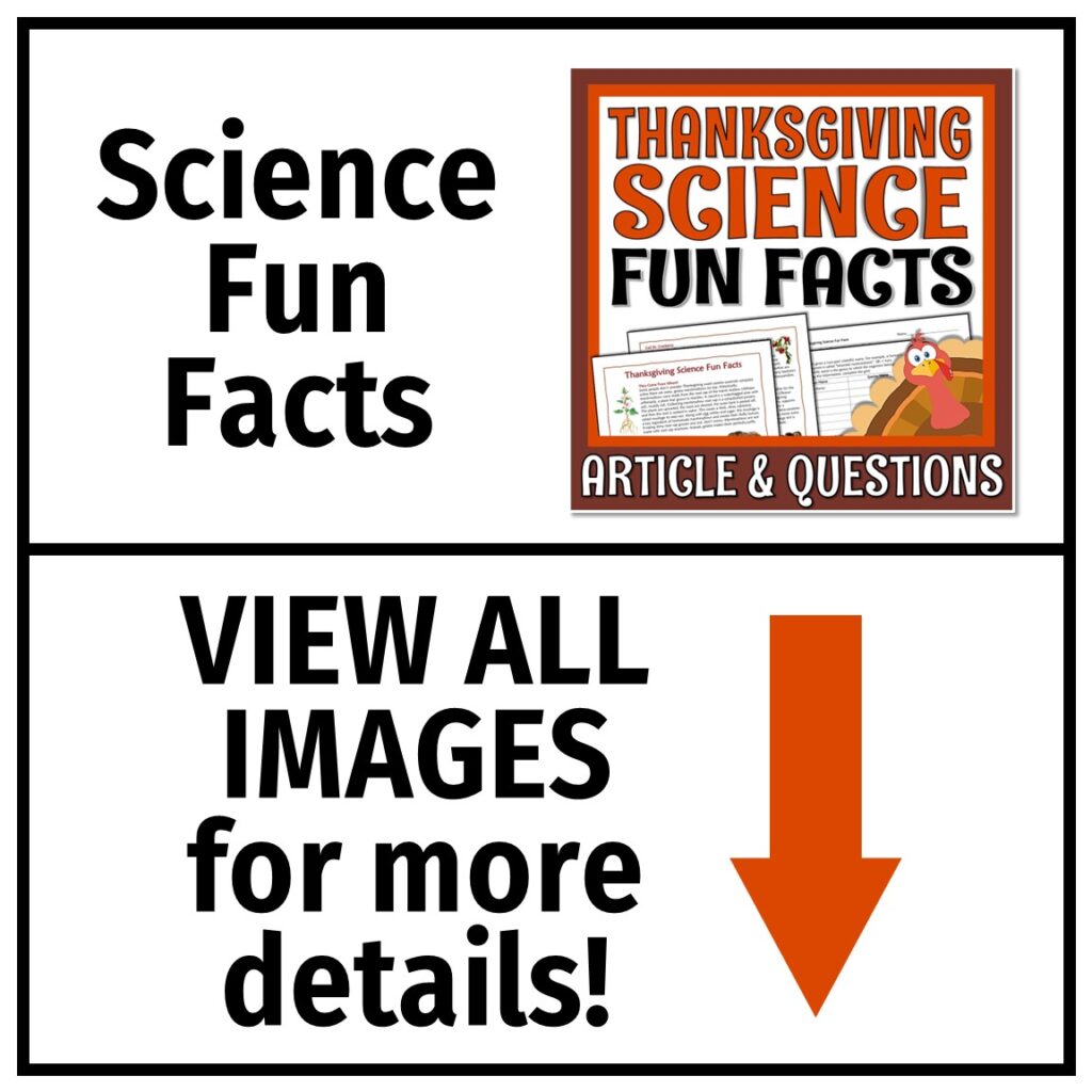 Thanksgiving Science Activity Big Bundle - Flying Colors Science