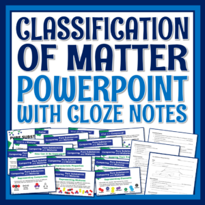classification of matter notes