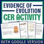 Evolution Evidence Activity: CER Worksheet - Flying Colors Science