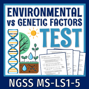 NGSS MS-LS1-5 Assessment