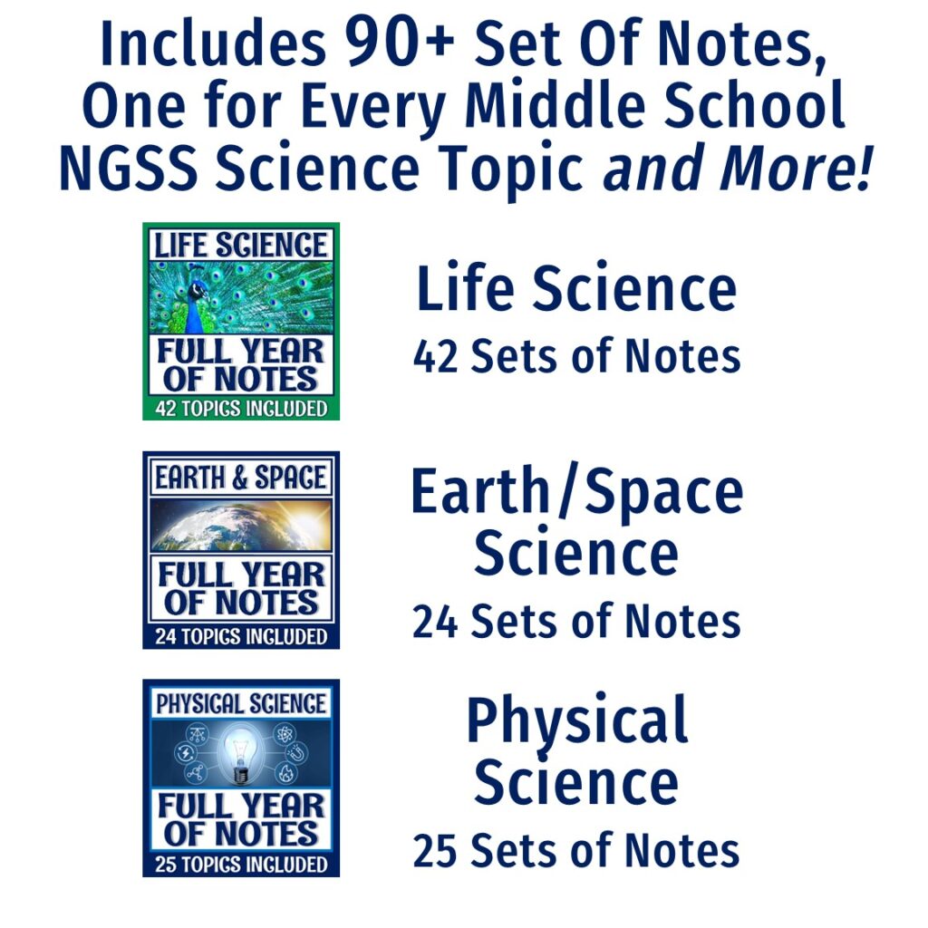 Complete Set of Middle School Science Notes - Flying Colors Science