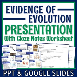 evidence of evolution notes