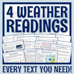 Weather Readings for Middle School