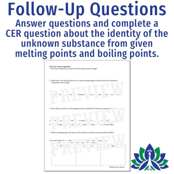 Phase Change Graph Activity - Flying Colors Science