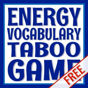Energy Vocabulary Game