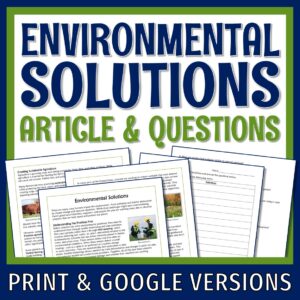 minimizing human impact on the environment reading