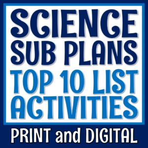 Emergency Science Sub Plans for Middle School