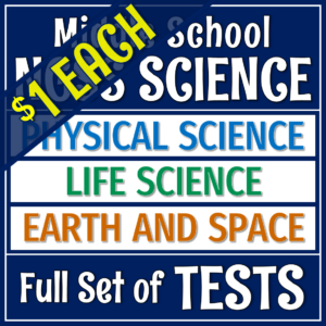 Middle School NGSS Science Tests