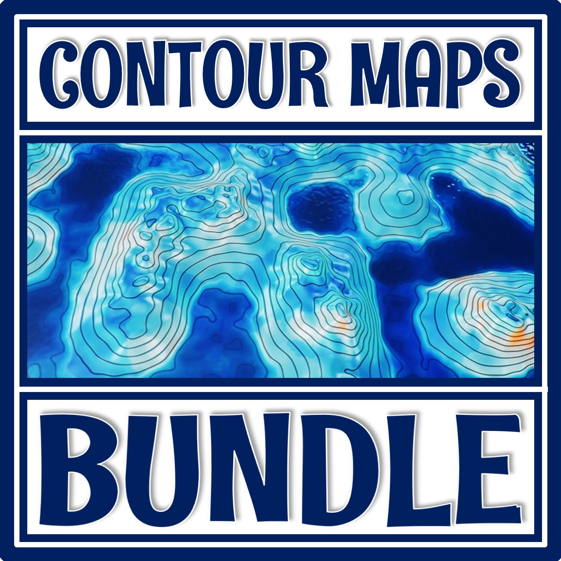 Contour Maps Activity Bundle - Flying Colors Science