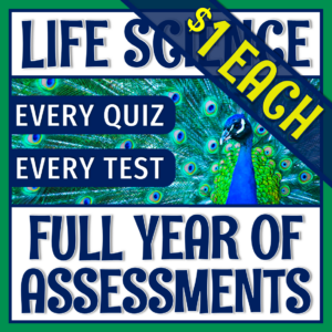 Full Year of Life Science Assessments