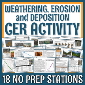 Weathering, Erosion, and Deposition CER Activity